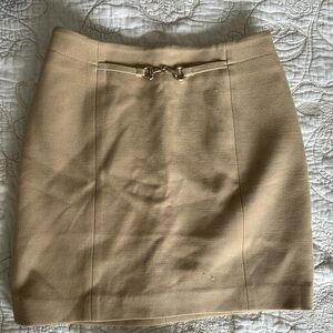 H&M Beige Mini Skirt size 0